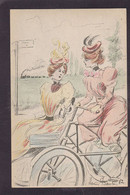 CPA Boutet Henri Femme Women Glamour Art Nouveau Non Circulé Automobile Vélo Cycle - Boutet