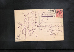 Monaco Interesting Postcard To Germany - Cartas & Documentos