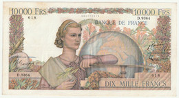 Génie Français   10.000 Francs  - 2 Juin 1955   N° D.9364  (très Bon état ) - 10 000 F 1945-1956 ''Génie Français''