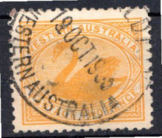 AUSTRALIE OCIDENTALE - (Colonie Britannique) - 1905-12 - N° 71 - 2 P. Jaune - (Cygne) - Gebruikt