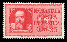 REGNO Posta Pneumatica 1933 35c. MNH** Rosa Rosso Integro - Poste Pneumatique