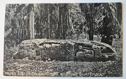 C. P. A. : Guatemala : Ruinas De QUIRIGUA : Piedra Historica, Sellos En 1914 - Guatemala