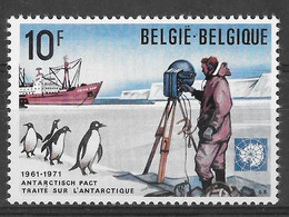 BELGIUM - COB 1589 ** - Traité Sur L'Antarctique - Antarktisvertrag