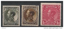 Nrs 401/403 **Leopold 3 - 1934-1935 Leopoldo III