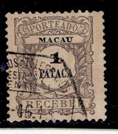 ! ! Macau - 1904 Postage Due 1 Pt - Af. P 11 - Used - Strafport