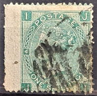 GREAT BRITAIN 1865 - Canceled - Sc# 48 - Plate 4 - 1sh - Usati