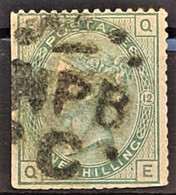 GREAT BRITAIN 1873 - Canceled - Sc# 64 - Plate 12 - 1sh - Used Stamps