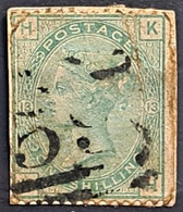 GREAT BRITAIN 1873 - Canceled - Sc# 64 - Plate 13 - 1sh - Gebruikt