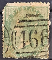 GREAT BRITAIN 1856 - Canceled - Sc# 28 - 1sh - Used Stamps