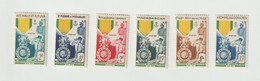 FRANCE -EX COLONIES 1952 Centenaire De La MEDAILLE MILITAIRE 6 Timbres Neufs Dont COMORES - 1952 Centenaire De La Médaille Militaire