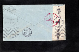 LSC 1941- CENSURE - GEOFFNET - Enveloppe De Norvège (OSLO) Pour ANGOULEME - Guerra Del 1939-45