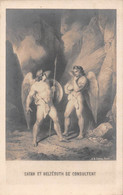 Carte Photo  SATAN-BELZEBUTH-Démon-Diable-Enfer-Mal-Croyance-Religion-Torse NU - Autres & Non Classés