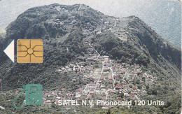 SABA, AN-SAB-SAT-0004, The Bottom, 2 Scans. - Antillas (Nerlandesas)