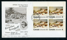 Canada FDC 1972 "Cornelius Krieghoff: - Other & Unclassified