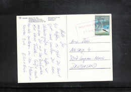 Maldives 1992 Interesting Postcard - Postage - Maldives (1965-...)
