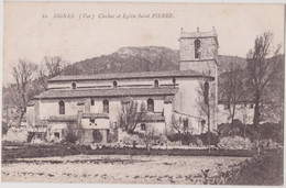 CPA Signes (83)  Clocher Et église Saint Pierre Du Village   Ed Marius Bar N° 10 - Signes
