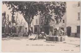 CPA Sollies Pont (83) La Place Neuve  Sa Fontaine Ses Platanes   Ed Bougault  988 - Sollies Pont