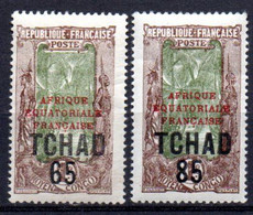 Tchad: Yvert N° 45/45* - Unused Stamps