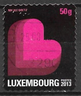 Luxembourg 2013. Scott #1364c (U) Heart - Usados