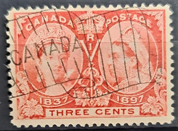 CANADA 1897 - Canceled - Sc# 53 - 3c - Gebruikt