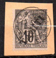 Tahiti; Yvert N° 11 Sur Fragment - Oblitérés