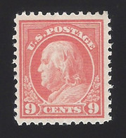 US #509 1917-19 Salmon Red Unwmk Perf 11 Mint OG LH F-VF Scv $12 - Unused Stamps