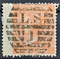 GREAT BRITAIN 1865 - Canceled - Sc# 43 - Plate 9 - 4d - Gebruikt