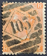 GREAT BRITAIN 1865 - Canceled - Sc# 43 - Plate 13 - 4d - Used Stamps