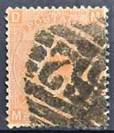 GREAT BRITAIN 1865 - Canceled - Sc# 43 - Plate 13 - 4d - Gebraucht