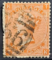 GREAT BRITAIN 1865 - Canceled - Sc# 43a - Plate 12 - 4d - Gebruikt