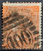 GREAT BRITAIN 1865 - Canceled - Sc# 43a - Plate 12 - 4d - Used Stamps