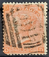 GREAT BRITAIN 1865 - Canceled - Sc# 43a - Plate 7 - 4d - Usati