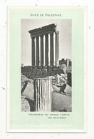 Cp, Vues De PALESTINE, Vierge , Ed. De La Chocolaterie D'AIGUEBELLE , Colonnade Du Grand Temple De BAALBECK - Palestine