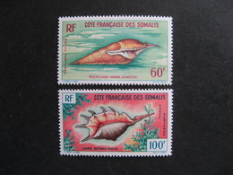 A). Cote Des Somalis: TB Paire PA  N° 31 Et PA  N° 32, Neufs XX. - Unused Stamps
