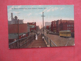 Trolley  On "O" Street   - Nebraska > Lincoln       Ref 4577 - Lincoln