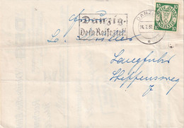 DANZIG  1937 LETTRE - Storia Postale