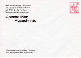 BRD,  PU 248 B1/001a, Ganzsachen-Ausschnitte - Private Covers - Mint