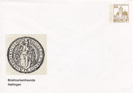 BRD, PU 108 B2/011b,  BuSchl. 30, Siegel Der Stadt Blankenstein, Hattingen - Private Covers - Mint