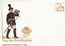 BRD, PU 108 C1/007b,  BuSchl. 30, Tag Der Briefmarke 1977, LV Mittelrhein Köln. - Privé Briefomslagen - Ongebruikt