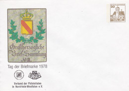 BRD, PU 108 C1/016a,  BuSchl. 30, Tag Der Briefmarke 1978, Verband NRW - Privé Briefomslagen - Ongebruikt