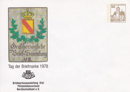 BRD, PU 108 C1/018,  BuSchl. 30, Tag Der Briefmarke 1978, LV Norddeutschland, Kiel - Private Covers - Mint