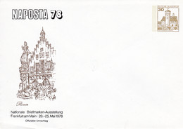 BRD, PU 108 D2/007,  BuSchl. 30, Frankfurt, NAPOSTA 78 - Privé Briefomslagen - Ongebruikt