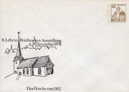 BRD, PU 108 D2/012,  BuSchl. 30,  Lehrte, Dorfkirche - Private Covers - Mint