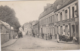 D80 - SAINT VALERY SUR SOMME - LE ROMEREL -Personnes Et Enfants-Hôtel De La Colonne De Bronze-Calèche-Charrette-Vélo - Saint Valery Sur Somme