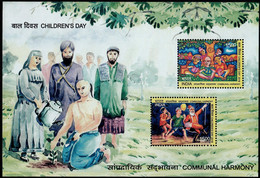 INDIA 2018 MNH Children Day MS, Communal Harmony Miniature Sheet. - Otros & Sin Clasificación