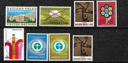 ONU Genève N°22  à  29 Neufs *  *  TB =MNH  VF   - Unused Stamps