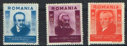 RO 465 - ROUMANIE N° 732/34 Neufs* - Unused Stamps