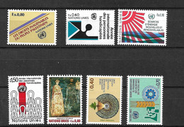 ONU Genève N° 96 à 102  Neufs * * TB =MNH  VF  - Unused Stamps