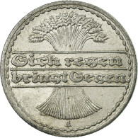 Monnaie, Allemagne, République De Weimar, 50 Pfennig, 1920, Berlin, TTB - 50 Rentenpfennig & 50 Reichspfennig