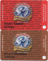 Lot De 2 Cartes Casino : 7 Station Casinos 30th Anniversary 1976-2006 - Casino Cards
